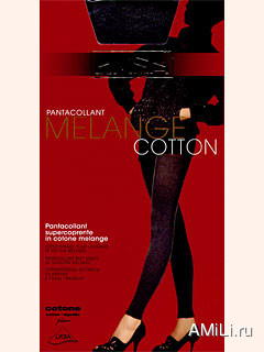 Melange Cotton pantacollant
